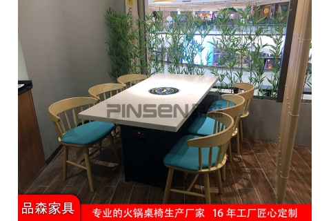 定做無煙火鍋桌椅好嗎？為什么要找廠家批發(fā)定制？