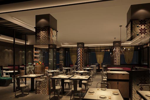 西餐廳桌椅如何布局？