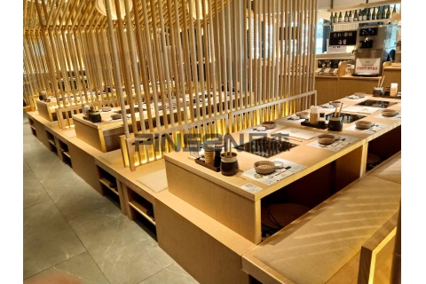 日式烤肉店應(yīng)該如何選擇合適的日式烤肉桌？在裝飾設(shè)計中應(yīng)注意什么？