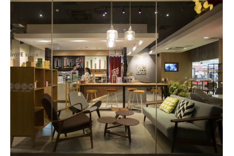 實木咖啡廳餐桌椅布局有什么效果？圖文