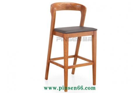 北歐高腳實(shí)木椅-北歐餐桌椅定制廠(chǎng)家