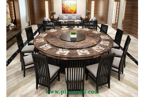 豪華大理石電動(dòng)餐桌