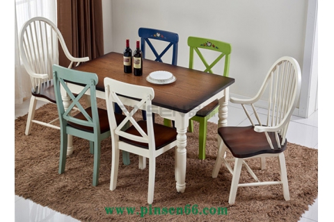 現(xiàn)代北歐實木餐桌椅組合-北歐餐廳桌椅定制廠家