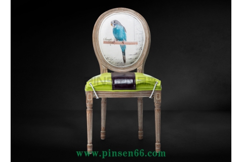 實(shí)木餐桌椅布藝咖啡廳餐椅簡(jiǎn)約酒店北歐軟包椅靠背歐式椅子