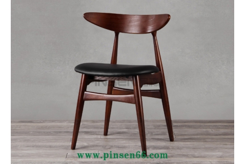 美式鄉(xiāng)村實木餐桌椅復古北歐火鍋椅